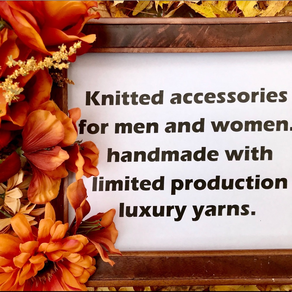 Hand Knit Accessories for Men and Women